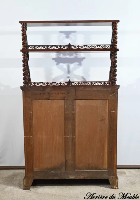 Petit Meuble Desserte de Salon en Acajou, époque Restauration – Début XIXe