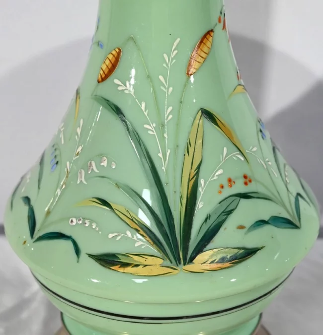 Lampe à Pétrole en Céramique – Fin XIXe