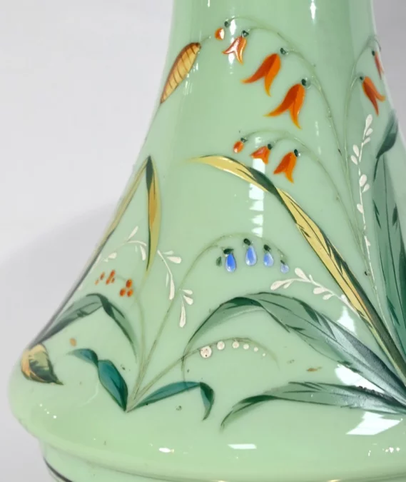 Lampe à Pétrole en Céramique – Fin XIXe