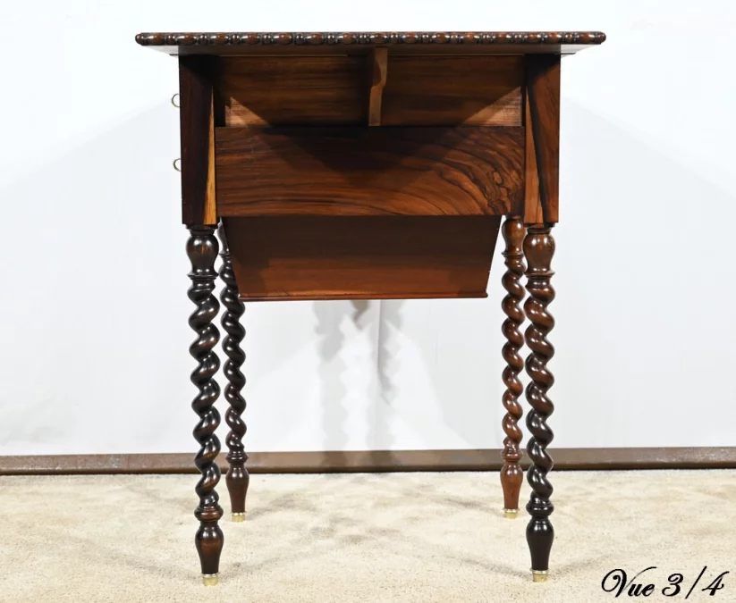 Petite Table de Salon en Palissandre, époque Restauration – Début XIXe