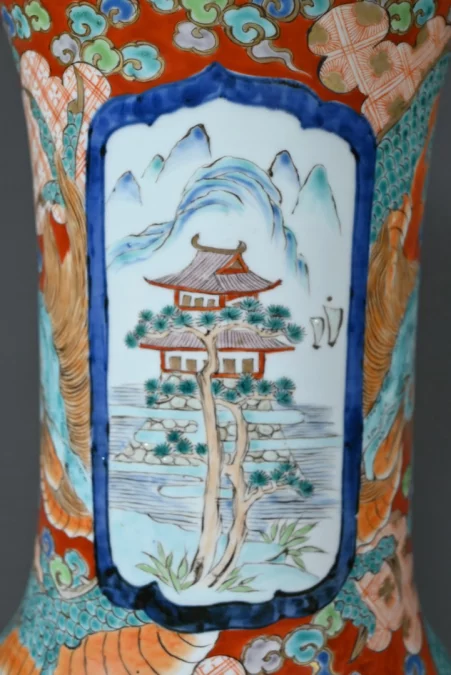 Important Vase Arita en Porcelaine, ère Meiji, Japon – Fin XIXe