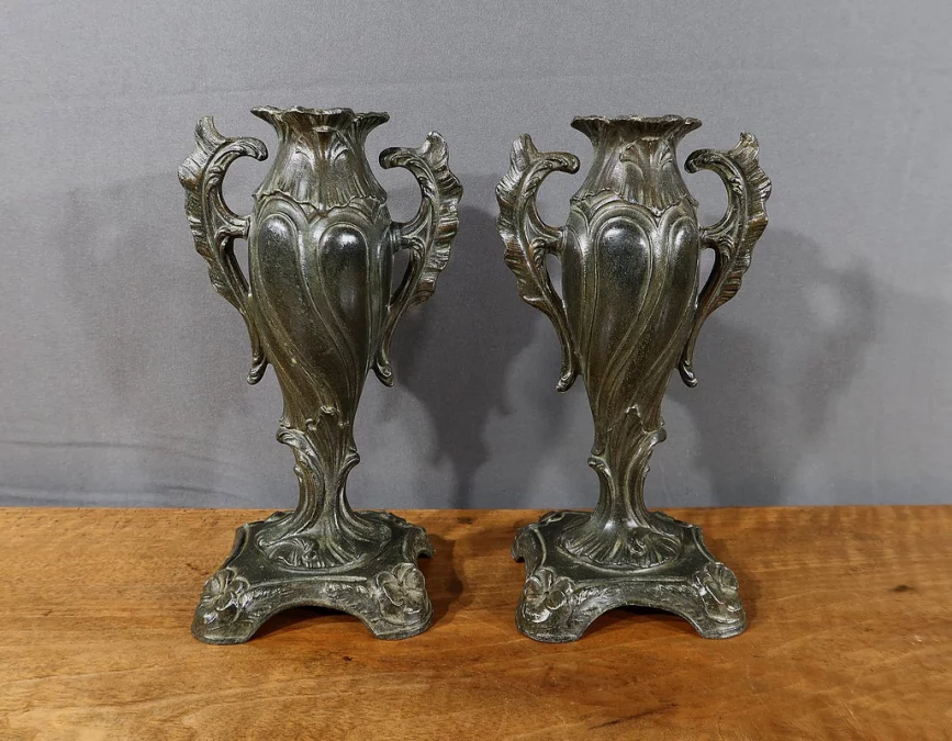 PAR DE JARRONES SOLIFLOR