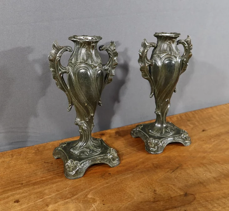 PAR DE JARRONES SOLIFLOR