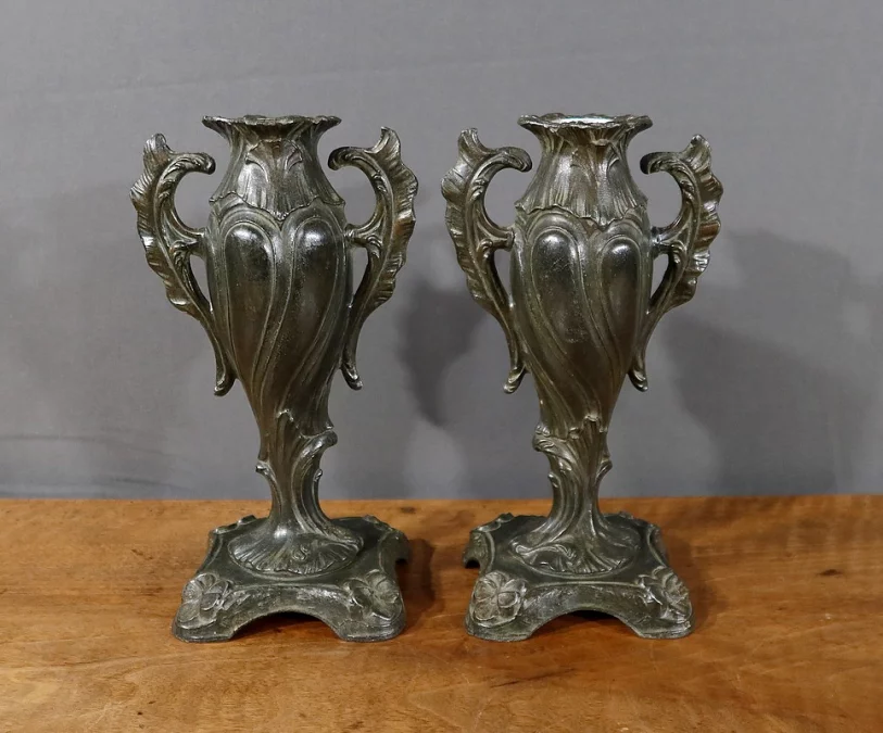 PAR DE JARRONES SOLIFLOR