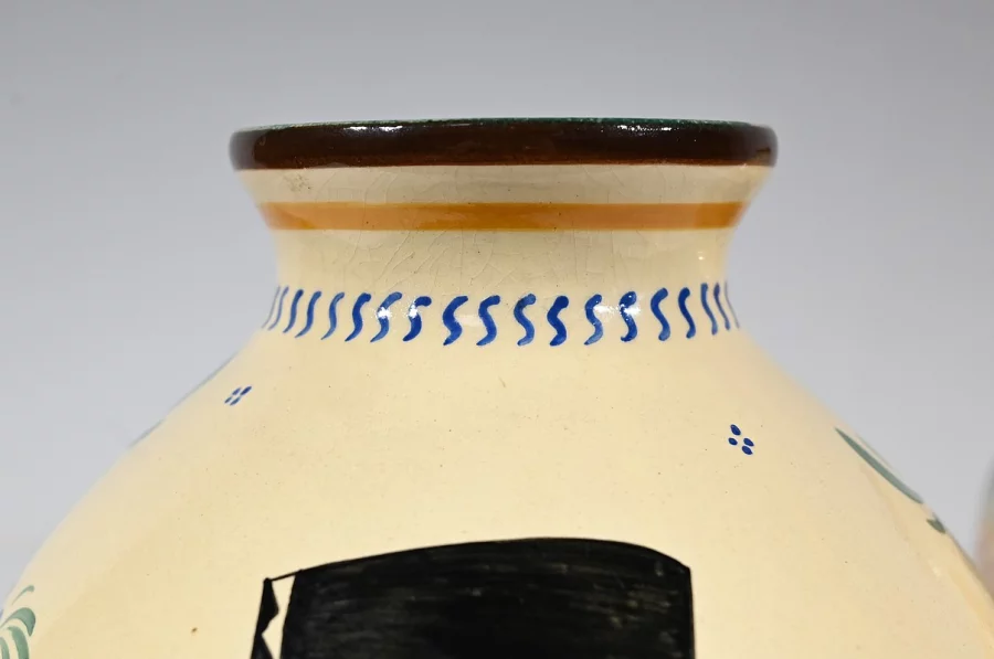 PAREJA DE JARRONES QUIMPER