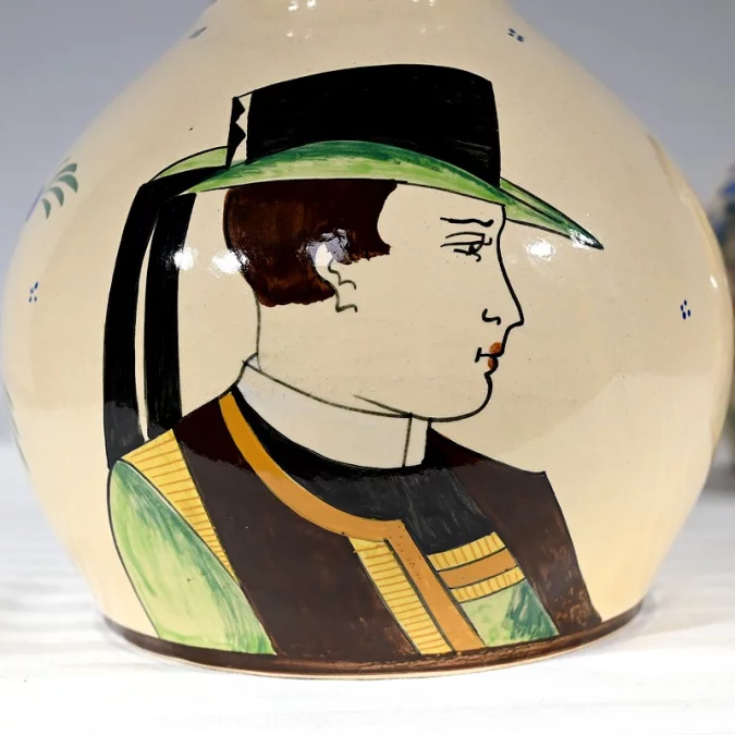 PAREJA DE JARRONES QUIMPER