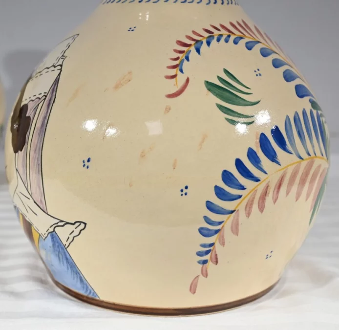 PAREJA DE JARRONES QUIMPER