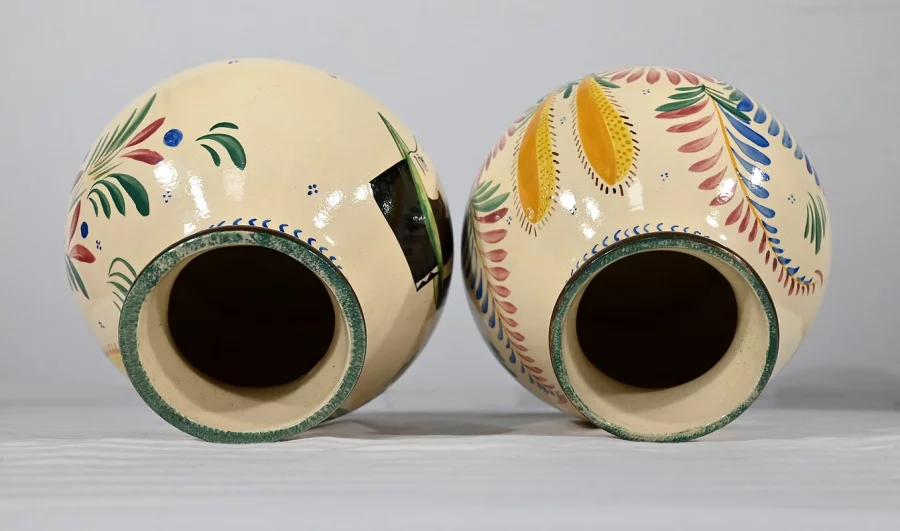 PAREJA DE JARRONES QUIMPER