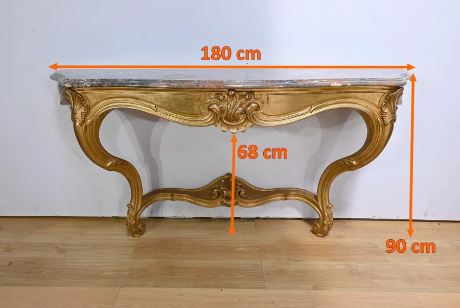 КОНСОЛЬНЫЙ СТОЛ В СТИЛЕ ЛЮДОВИКА XV