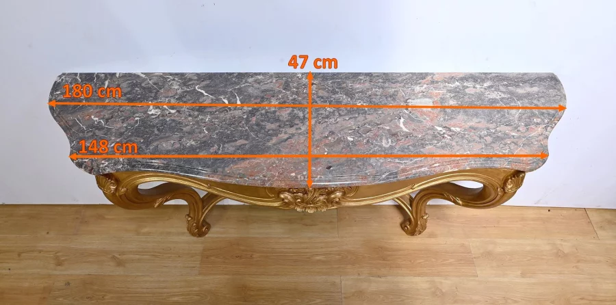 КОНСОЛЬНЫЙ СТОЛ В СТИЛЕ ЛЮДОВИКА XV