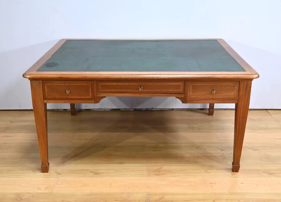 Important Bureau d’Architecte en Acajou – 1920