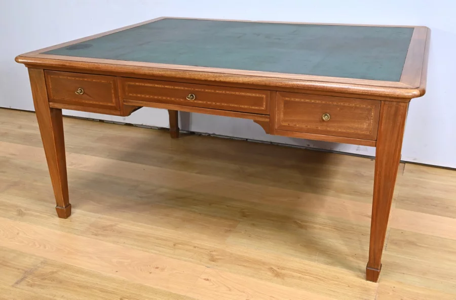 Important Bureau d’Architecte en Acajou – 1920