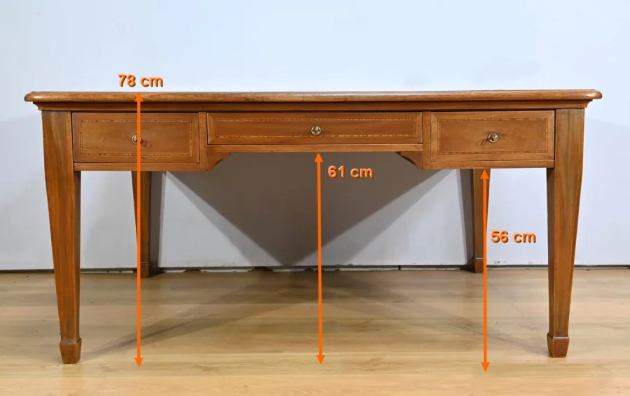 Important Bureau d’Architecte en Acajou – 1920