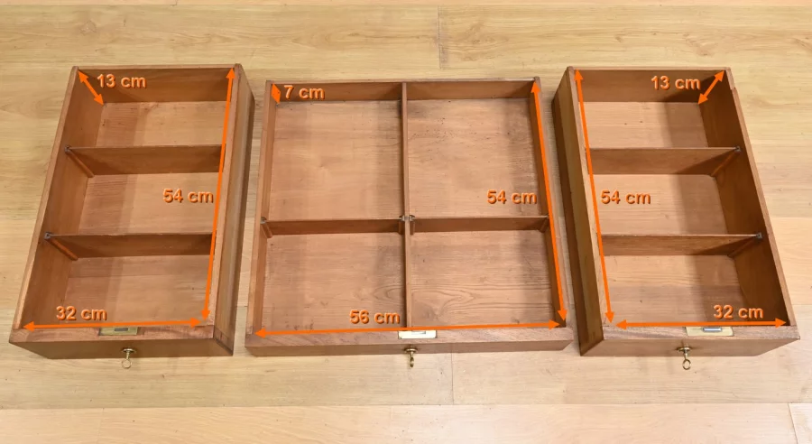 Important Bureau d’Architecte en Acajou – 1920