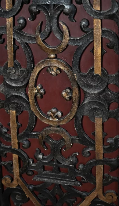 Rares Cabinet de Travail et Bureau en Noyer, Renaissance Italienne – 1900