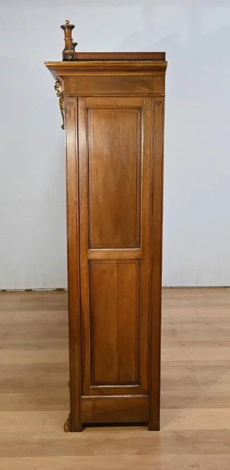 Rares Cabinet de Travail et Bureau en Noyer, Renaissance Italienne – 1900