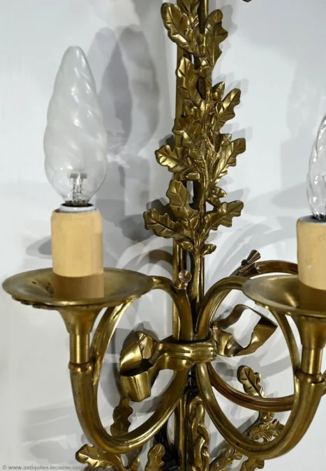 Appliques Murales en Bronze, d’après C.Galle, époque Napoléon III – Milieu XIXe