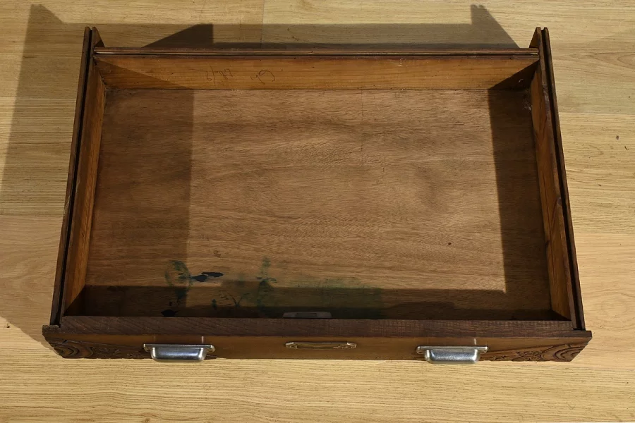 Bureau à Caissons en Chêne, Art Déco – 1940