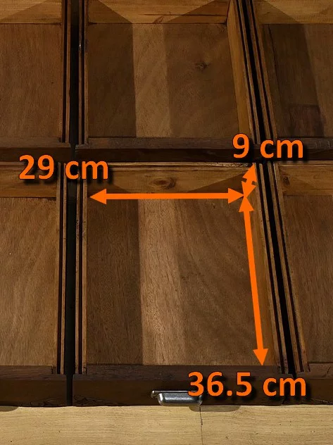 Bureau à Caissons en Chêne, Art Déco – 1940