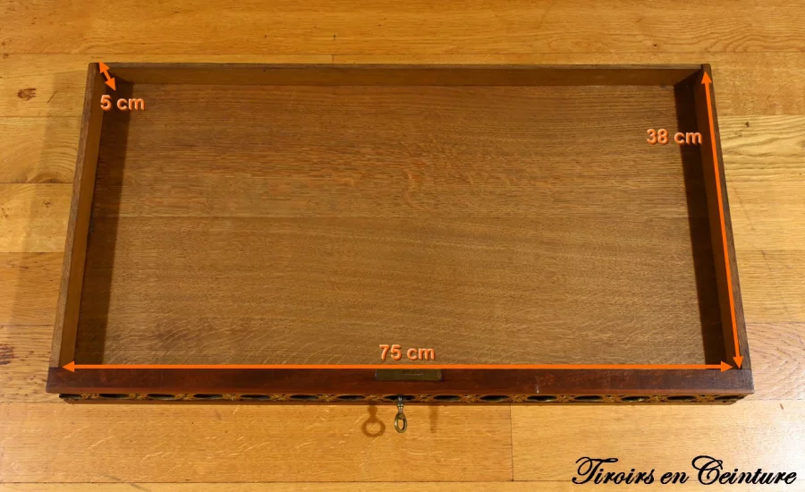 ESCRITORIO CON TAPA CILINDRICA ESTILO LUIS XVI