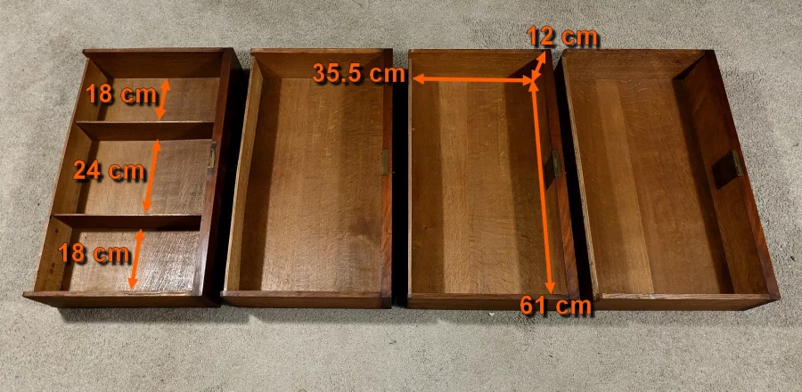 Commode de Toilette en placage de Ronce d’Acajou, Style Louis-Philippe – Fin XIXe