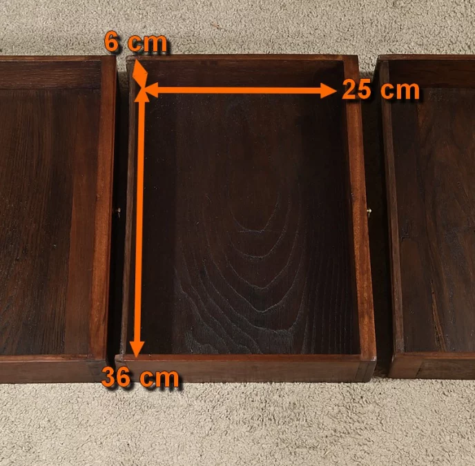 Petit Chiffonnier en Acajou, style Louis XVI – 2ème partie XIXe