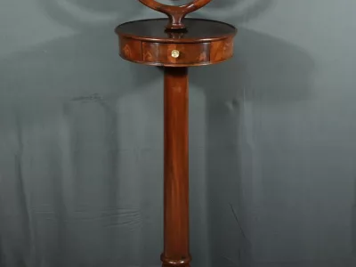 Barbière en Acajou massif, époque Restauration – Début XIXe