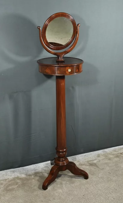 Barbière en Acajou massif, époque Restauration – Début XIXe