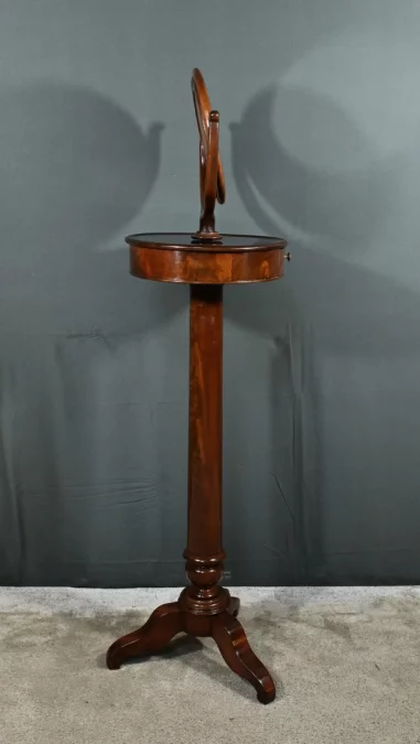 Barbière en Acajou massif, époque Restauration – Début XIXe