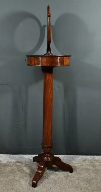 Barbière en Acajou massif, époque Restauration – Début XIXe