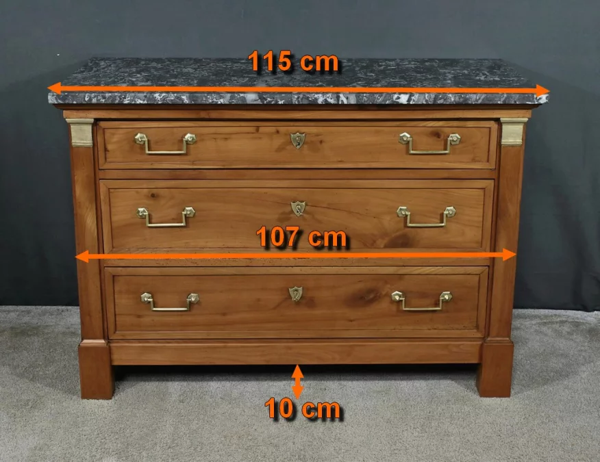 Petite Commode de Propriété en Merisier, époque Directoire – Début XIXe