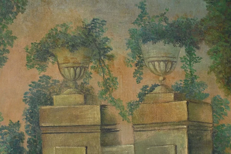 SPECCHIO TRUMEAU STILE LUIGI XV