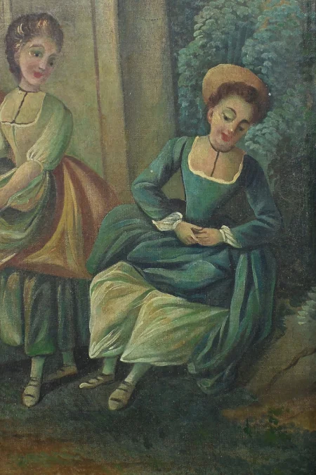 SPECCHIO TRUMEAU STILE LUIGI XV