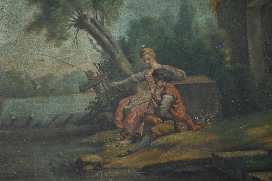 ЗЕРКАЛО ТРЮМО В СТИЛЕ ЛЮДОВИКА XV