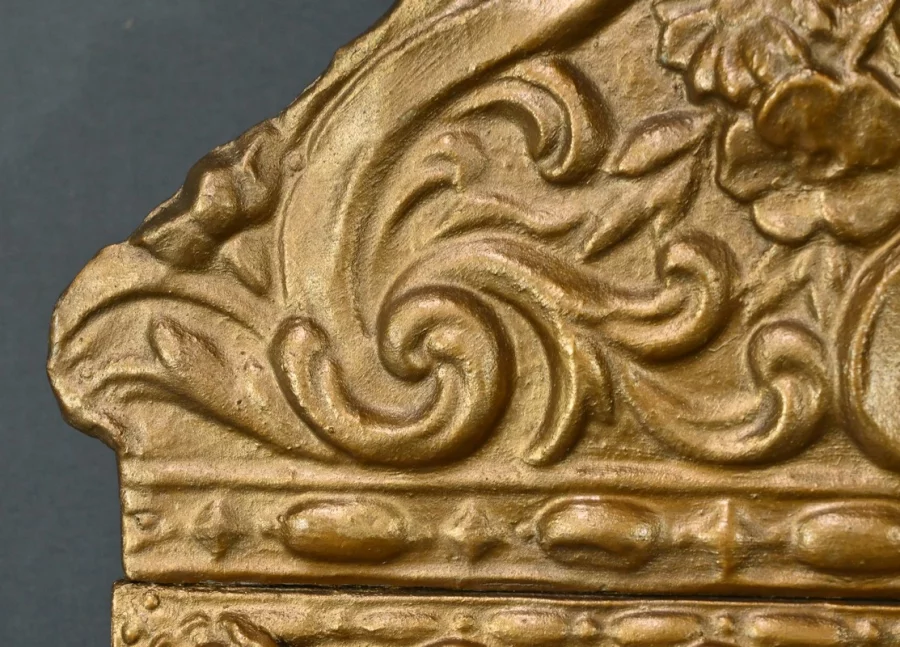 SPECCHIO IN OTTONE SBALZO