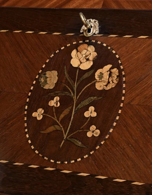 Bureau de Pente en Palissandre et Acajou, style Louis XVI – Milieu XIXe