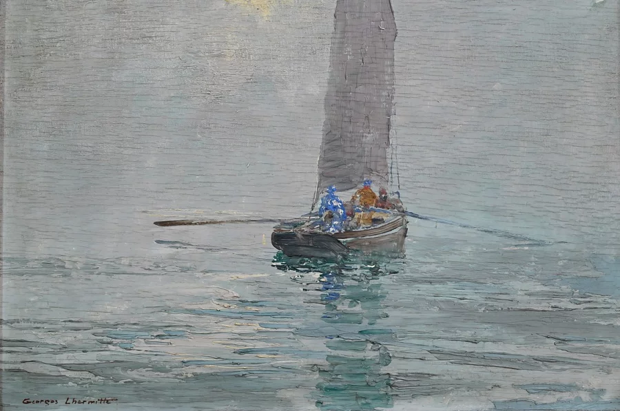 ÖL AUF TAFEL von G. LHERMITTE 1934