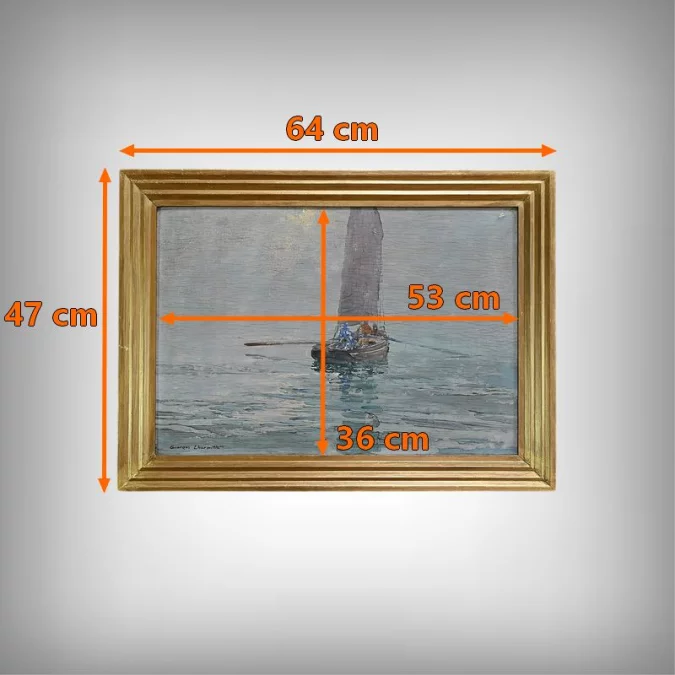ÖL AUF TAFEL von G. LHERMITTE 1934