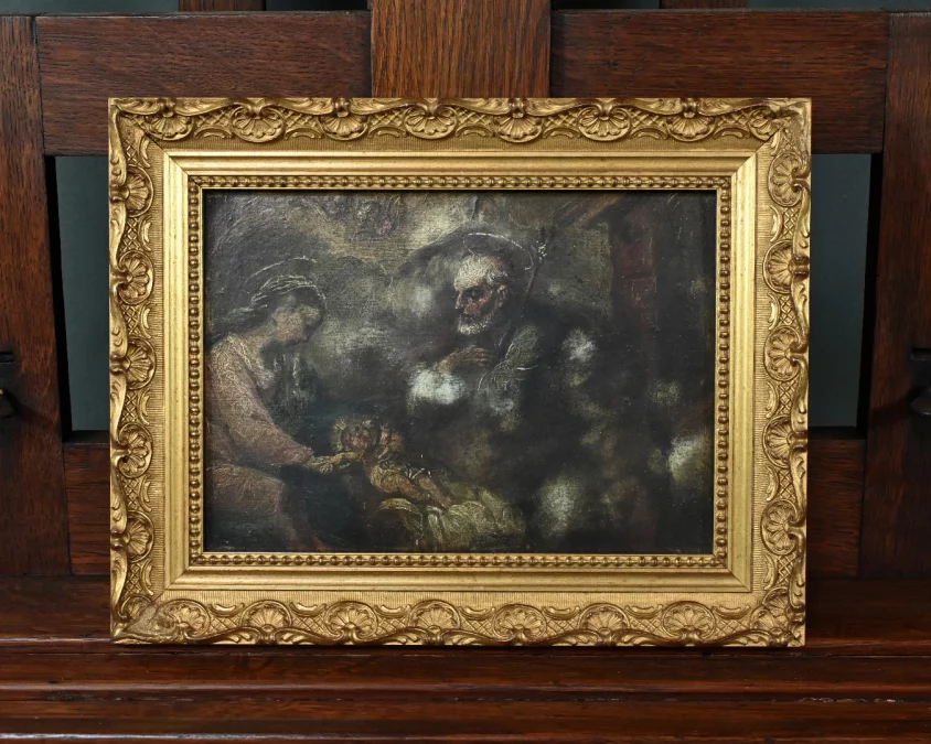 Tableau « Scène de la Nativité » – Fin XIXe