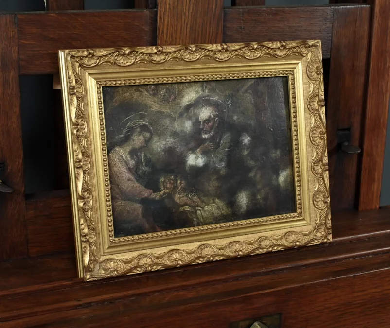 Tableau « Scène de la Nativité » – Fin XIXe