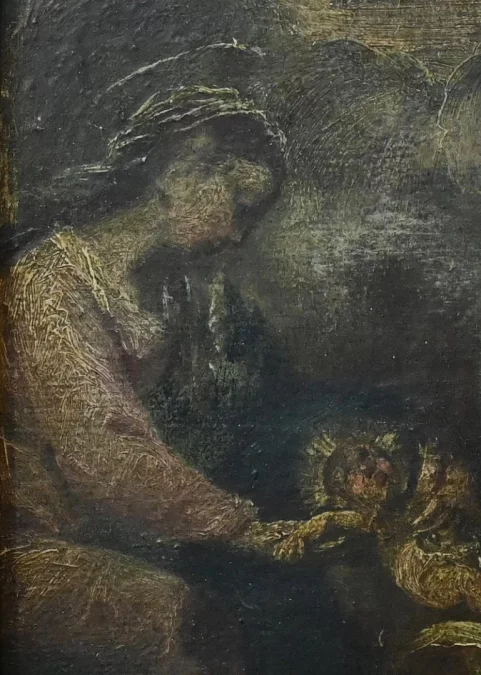 Tableau « Scène de la Nativité » – Fin XIXe