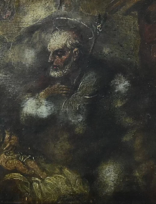 Tableau « Scène de la Nativité » – Fin XIXe