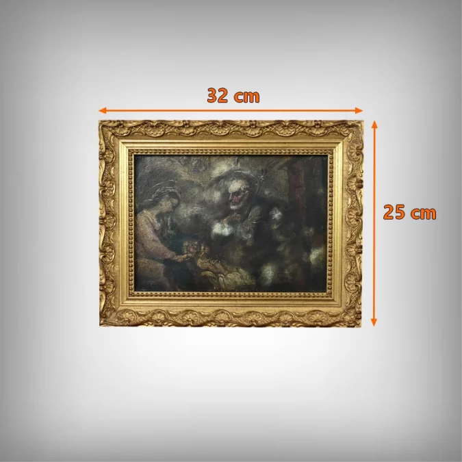 Tableau « Scène de la Nativité » – Fin XIXe