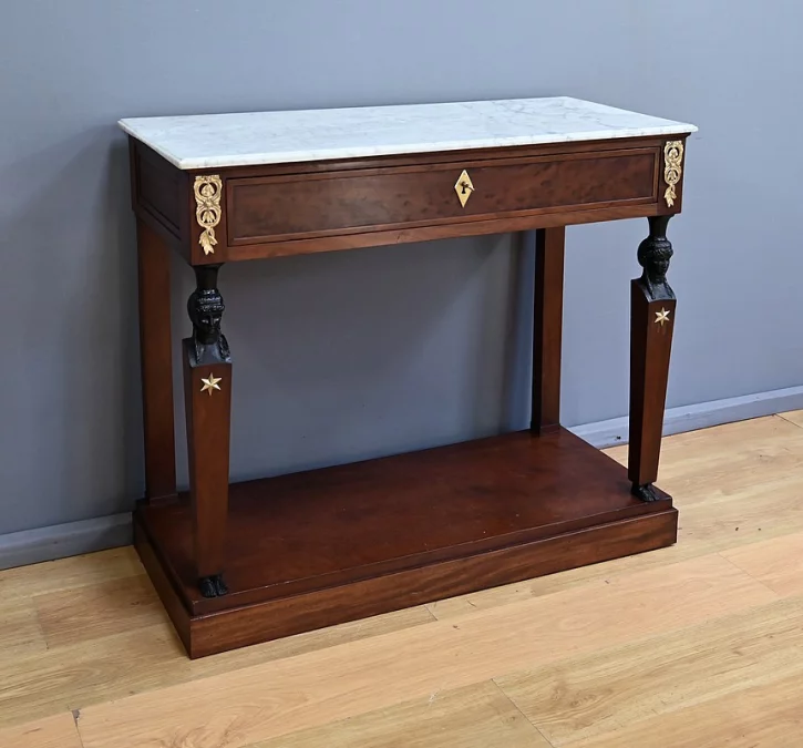 Console Retour d’Égypte en Acajou, époque Empire – Début XIXe