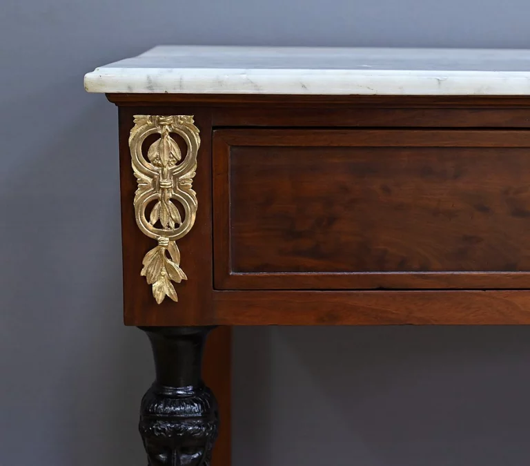 Console Retour d’Égypte en Acajou, époque Empire – Début XIXe