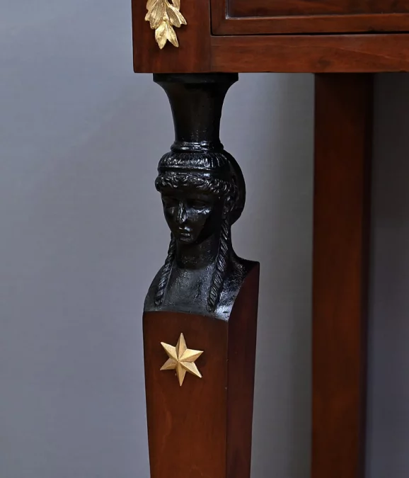 Console Retour d’Égypte en Acajou, époque Empire – Début XIXe