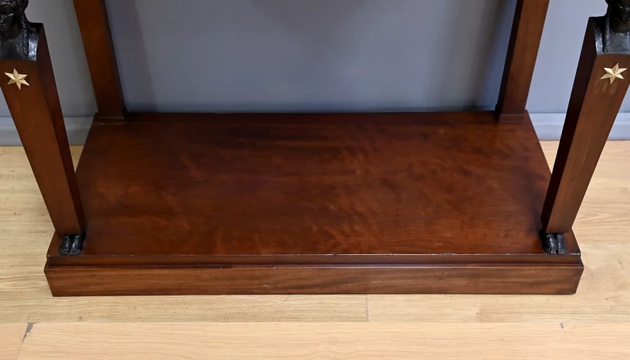 Console Retour d’Égypte en Acajou, époque Empire – Début XIXe