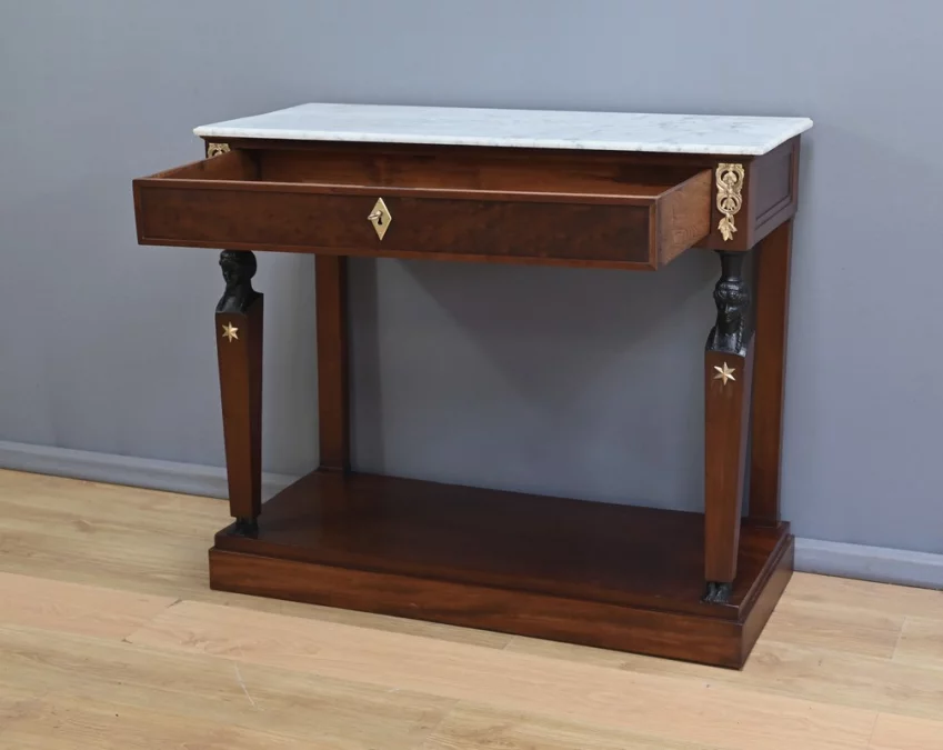 Console Retour d’Égypte en Acajou, époque Empire – Début XIXe