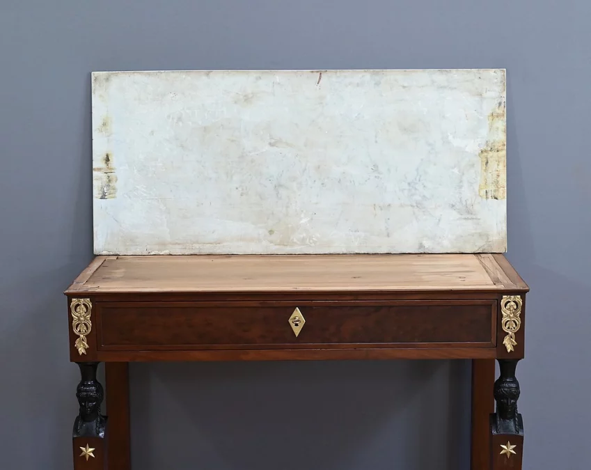 Console Retour d’Égypte en Acajou, époque Empire – Début XIXe