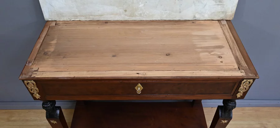 Console Retour d’Égypte en Acajou, époque Empire – Début XIXe